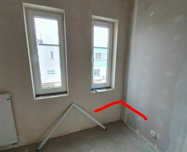 Brak kąta prostego na ścianach